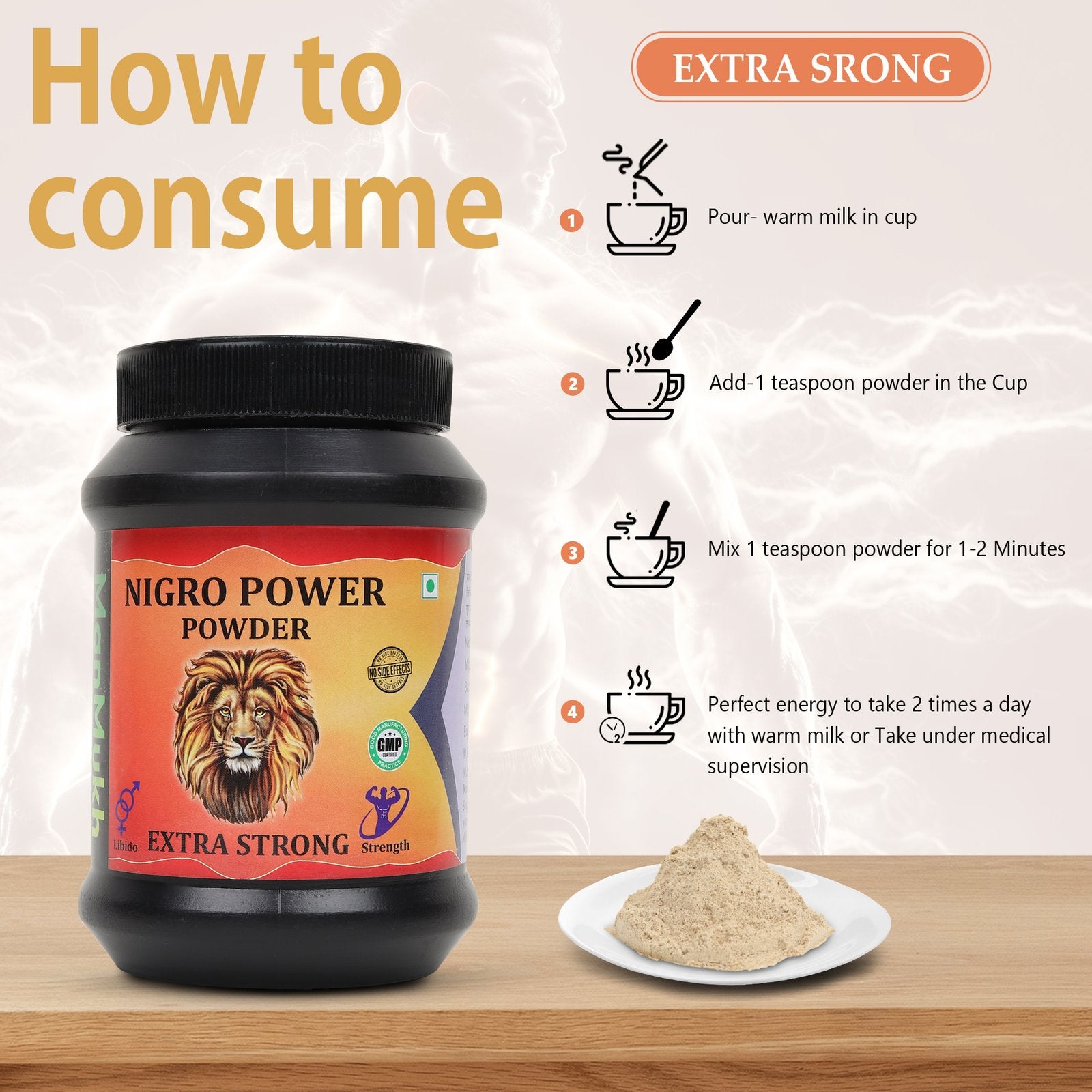 Herbal Nigro Power Extra Strong | (200g) Men’s Vitality & Testosterone Booster