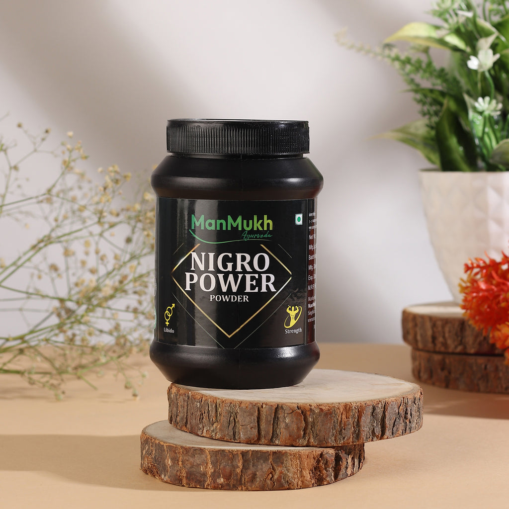 Nigro Power Powder – Ayurvedic Weight Gain, Strength & Digestion Booster (200g)